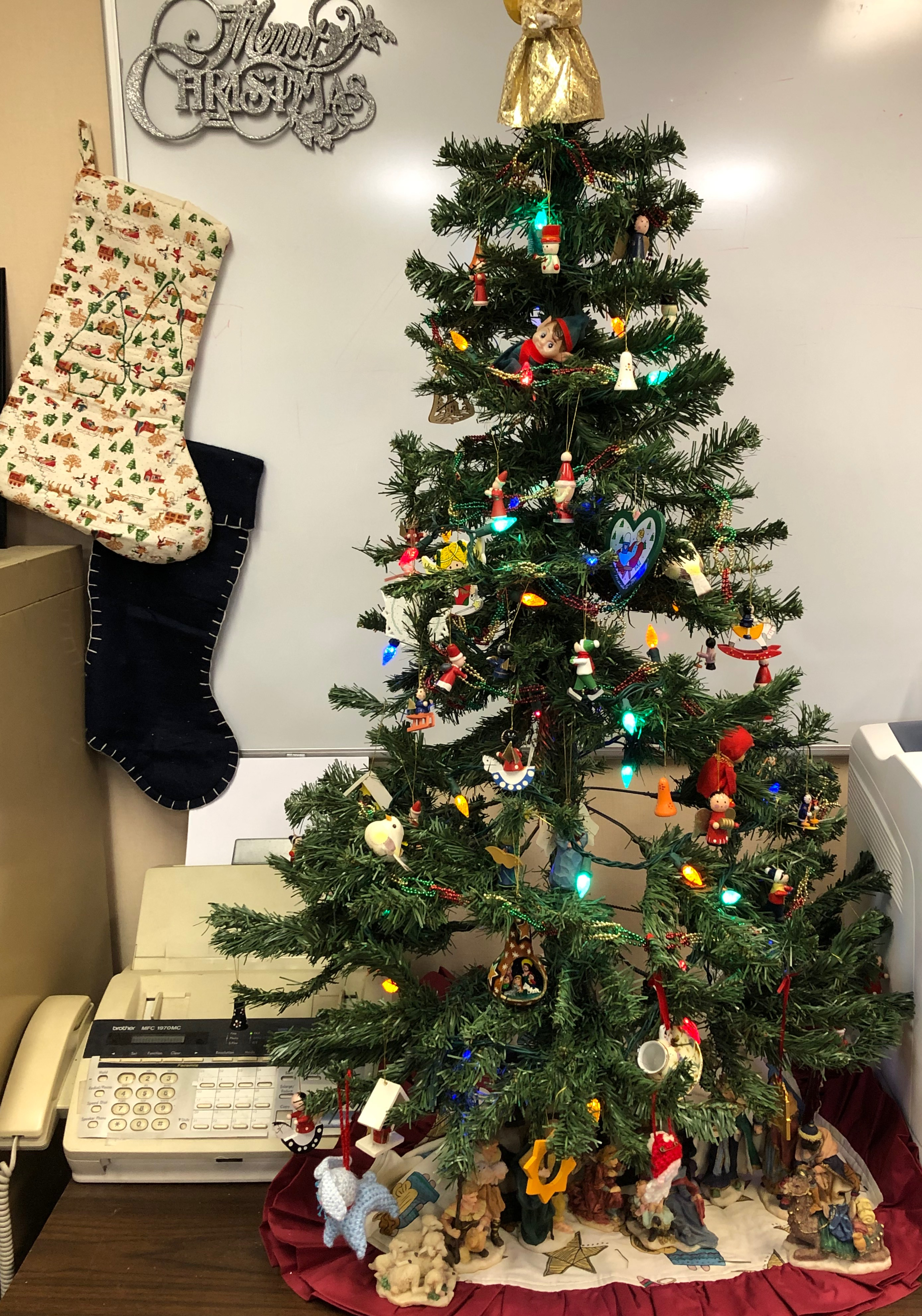 Theta's Office Christmas Tree